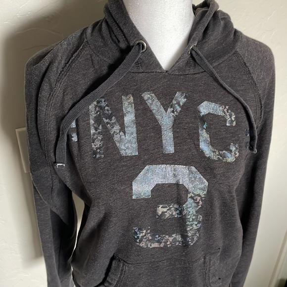 Aeropostale NYC 3 crop top sweat shirt - Picture 2 of 4